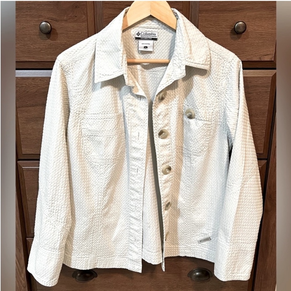 Columbia Women's Cream Textured Blazer